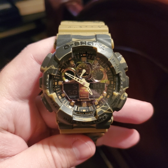 Casio G-Shock Green Camo - Picture 1 of 5